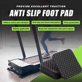 8Pcs Silicone Treadmill Mats,Anti Vibration Noise Reduction Pads For Exercise Equipment,Multipurpose Non-Slip Home Gym Floor Protectors