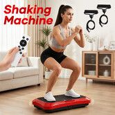 Vibration Platform Machine Plate Shaker Fitness Gym Home Exercise Vibrating Shaking Full Body Workout Stand Shake Board Weight Loss Lymphatic Drainage
