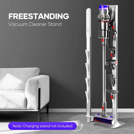 Freestanding Vacuum Cleaner Stand Rack Hook Detect Cordless Stick Cleaning Attachment Storage Holder Compatible for Dyson V7 V8 V10 V11 V15 G5 V12 Slim