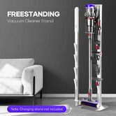 Freestanding Vacuum Cleaner Stand Rack Hook Detect Cordless Stick Cleaning Attachment Storage Holder Compatible for Dyson V7 V8 V10 V11 V15 G5 V12 Slim