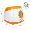 Large Dog Ball Launcher Thrower Auto Tennis Fetch Toy Interactive Automatic Throwing Machine Remote Adjustable Distance Outdoor Pet Play with 3 Balls