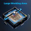 Laser Engraver Cutter Engraving Cutting Machine 5.5W Wood Acrylic Paper Leather Etcher Marking Etching Tool High Precision Portable Desktop DIY Craft