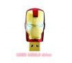 16GBNew Iron Man Model USB 2.0 Memory Stick Flash Drive Blue Light Eye