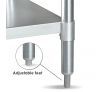 Kitchen Prep Table Cater Work Bench Table Stainless Steel W/Adjustable Feet 1524mmx762mm
