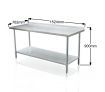 Kitchen Prep Table Cater Work Bench Table Stainless Steel W/Adjustable Feet 1524mmx762mm