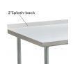 Kitchen Prep Table Cater Work Bench Table Stainless Steel W/Adjustable Feet 1524mmx762mm