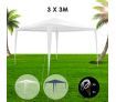 3x3m White Waterproof Outdoor Garden Gazebo