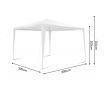 3x3m White Waterproof Outdoor Garden Gazebo