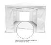3x6m White Walled Waterproof Outdoor Gazebo
