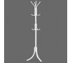 12 Hook Tree Style Coat Hat Bag Clothes Rack-White
