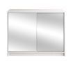 25 Pair Mirrored Sliding Door Shoe Cabinet