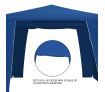 3x3m Blue Walled Waterproof Outdoor Gazebo