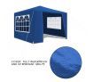 3x3m Blue Walled Waterproof Outdoor Gazebo