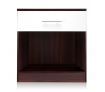 Single Drawer Bedside Table Cubby Night Stand