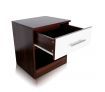 Single Drawer Bedside Table Cubby Night Stand