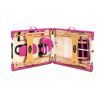 White and Pink 3 Fold Wooden Massage and Beauty Therapy Bed