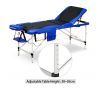 75 CM Black and Blue Aluminum Massage AND Therapy Bed