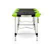 80 CM Black and Green Aluminum Massage Table for Beauty Treatments