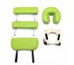 80 CM Black and Green Aluminum Massage Table for Beauty Treatments