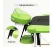 80 CM Black and Green Aluminum Massage Table for Beauty Treatments
