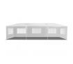 3x9m White Walled Waterproof Outdoor Gazebo