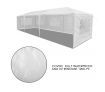 3x9m White Walled Waterproof Outdoor Gazebo