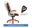 Racing Office Computer Home Gaming Chair-Orange/Black