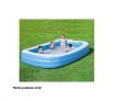 BESTWAY Blue Rectangular Large Inflatable Outdoor Family Pool