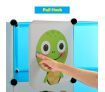 Tupper Cabinet Kids DIY 8 Cubes Storage with Corner Cabinet Closet Organizer -Blue