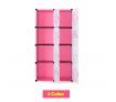 Tupper Cabinet 8 Cubes Kids DIY Storage Cabinet Bookshelf-Pink