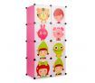 Tupper Cabinet 8 Cubes Kids DIY Storage Cabinet Bookshelf-Pink
