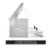 Auto Chicken Feeder Poultry Chook DIY Automatic Treadle Rat Proof Aluminium