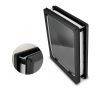 XL 2-Way Lockable Dog Cat Pet Door Safe Brushy Flap Locking Magnetic Black