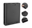 XL 2-Way Lockable Dog Cat Pet Door Safe Brushy Flap Locking Magnetic Black
