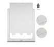 XL 2-Way Lockable Dog Cat Pet Door Safe Brushy Flap Locking Magnetic White