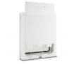 XL 2-Way Lockable Dog Cat Pet Door Safe Brushy Flap Locking Magnetic White