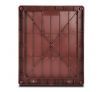 Large 2 Way Lockable Pet Dog Cat Brushy Flap Door-Coffee