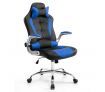High Back Gaming and Racing Office Computer Chair - Black and Blue