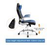High Back Gaming and Racing Office Computer Chair - Black and Blue