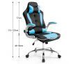High Back Gaming and Racing Office Computer Chair - Black