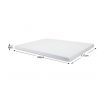 Double Size 8 CM Cool Gel Memory Foam Mattress Topper Visco Elastic