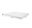 Cool Gel Memory Foam Mattress Topper underlay Cover 8 CM Queen