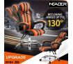 NEADER Reclining Office Computer Chair - Black and Orange