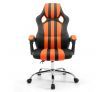 NEADER Reclining Office Computer Chair - Black and Orange