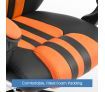 NEADER Reclining Office Computer Chair - Black and Orange