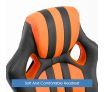 NEADER Reclining Office Computer Chair - Black and Orange