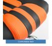 NEADER Reclining Office Computer Chair - Black and Orange