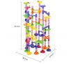 150 Pcs DIY Marbles Roll Ball Creative Building Toy Playset