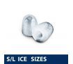 2.4L Portable Ice Maker Easy Sizes S/L with LED Display