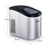 2.4L Portable Ice Maker with LED Control Panel